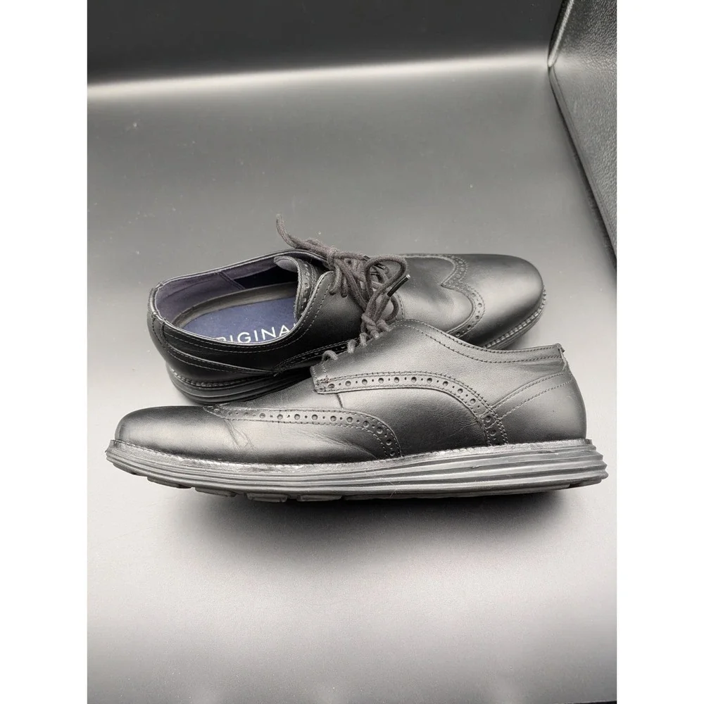 Cole Haan Men's Original Grand Classic‎ Wingtip Oxford Black C27984 Size 11.5
